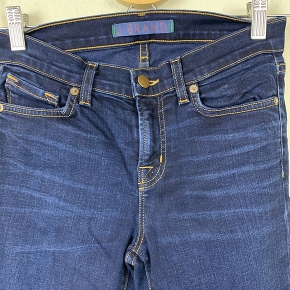 J Brand Skinny Leg Ignite Dark Blue Jeans Stretch - Picture 2 of 6